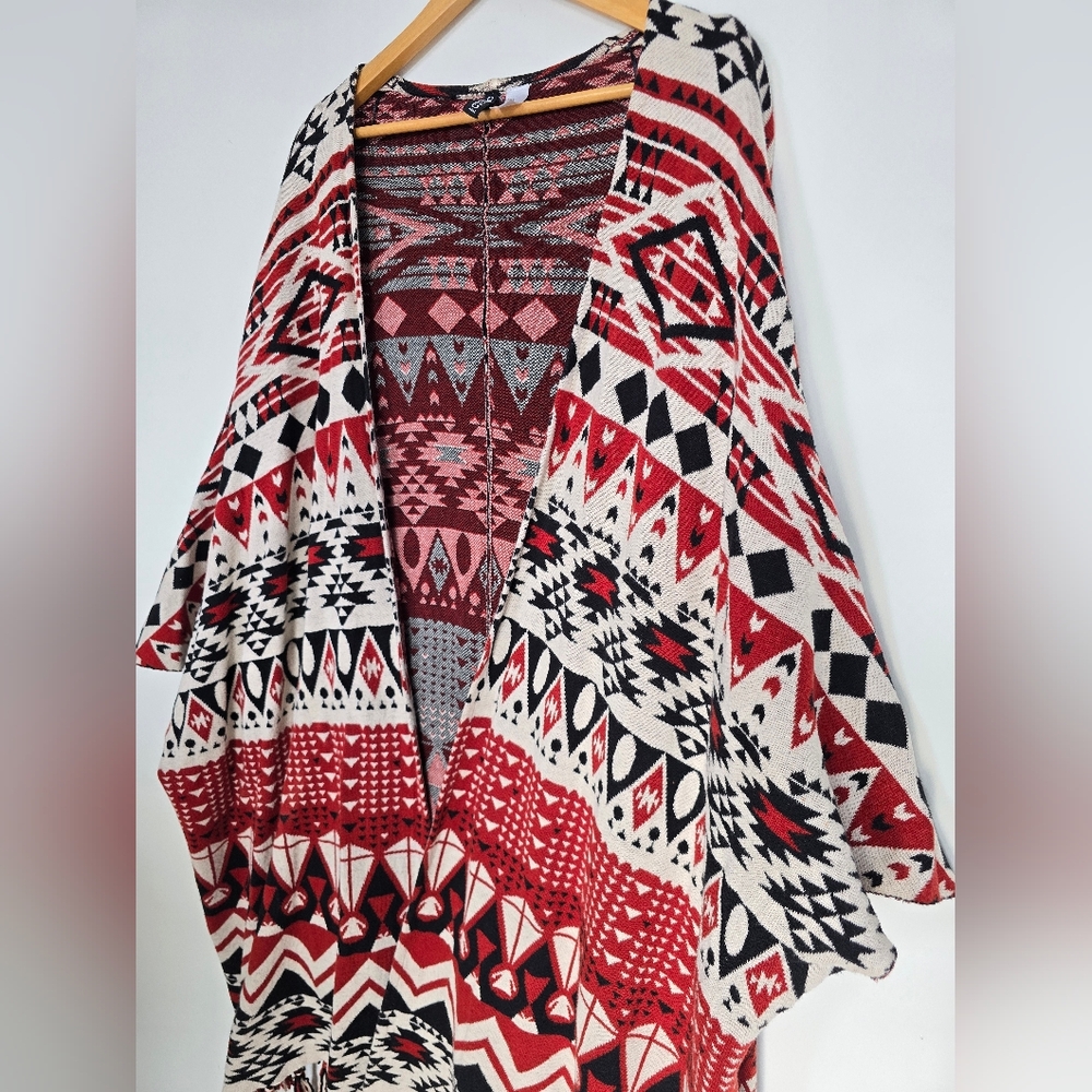 Oversized Fringe Sweater